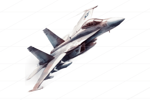 Download Watercolor Fighter Jet Clipart PNG - Clipart png Collection
