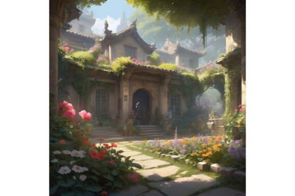 Download Cherry Blossom Haven Home Background - Premium Resources