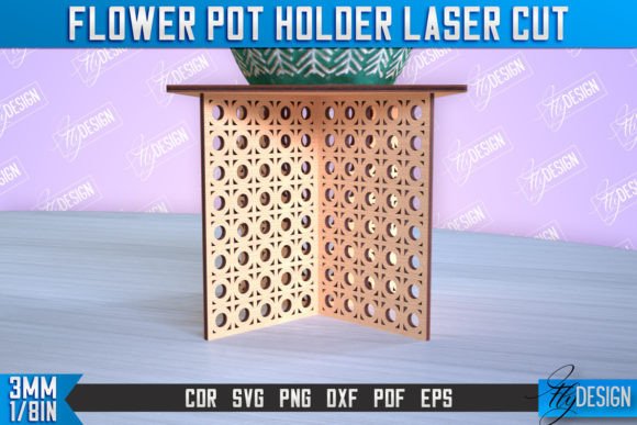 Download Flower Pot Holder Laser Cut | Home Decor - Decor Collection