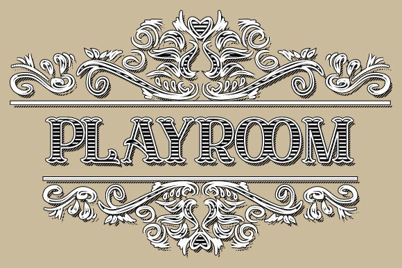 Download Vintage Frame Playroom Vector SVG PNG - Premium Resources