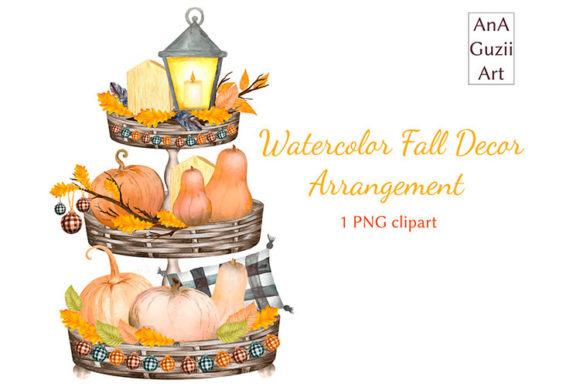 Download Watercolor Fall Decor Clipart Pumpkins - Decor Collection