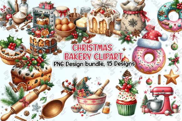 Download Christmas Bakery Clipart PNG - Clipart png Collection