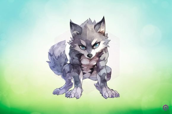 Download Muscular Gray Wolf Clipart PNG - Clipart png Collection