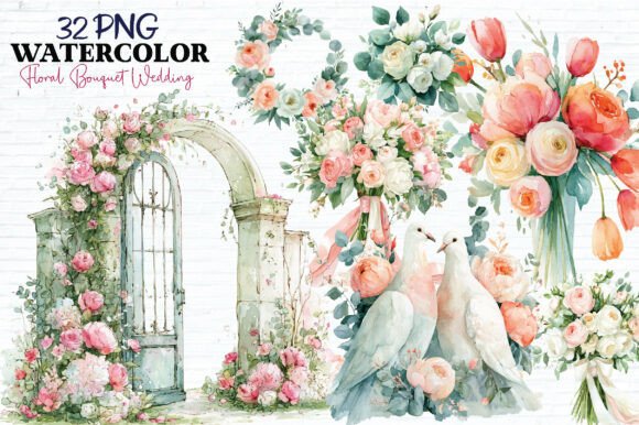 Download Wedding Decor Floral PNG Set - Decor Collection
