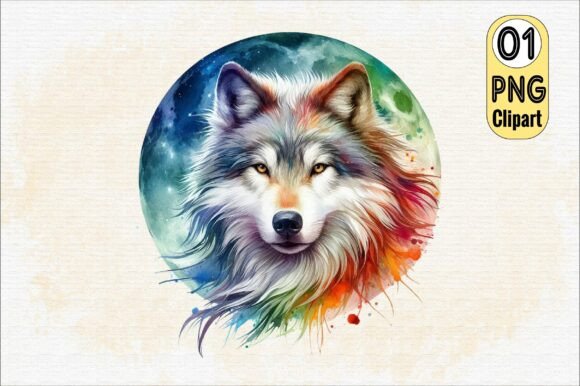 Download Watercolor Wolf Clipart PNG - Clipart png Collection