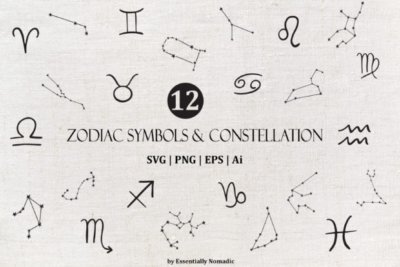 Download Zodiac Sign and Symbol Clipart PNG SVG - Clipart png Collection