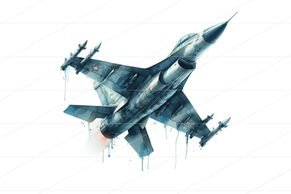 Download Watercolor Fighter Jet Clipart PNG - Clipart png Collection