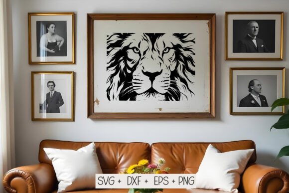 Download Lion Head SVG, Lion Silhouette Svg - Premium Resources