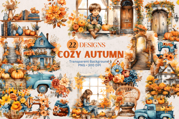Download Cozy Autumn Clipart Png - Clipart png Collection