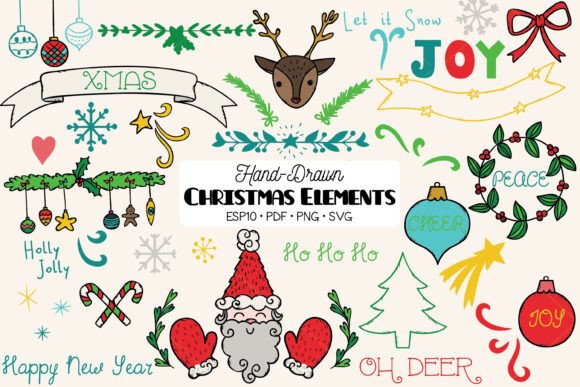 Download Christmas Decorative Elements Color - Decor Collection